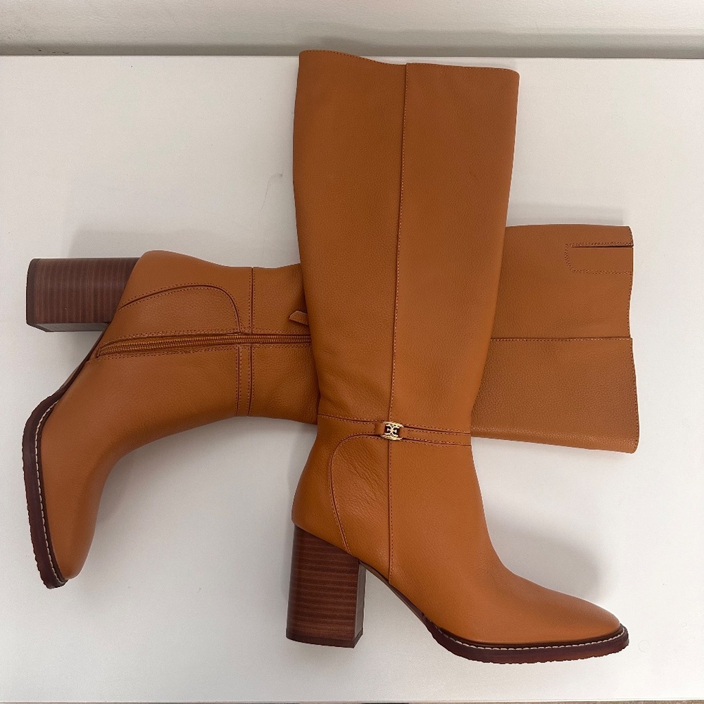 NWOT SAM EDELMAN Elsy Leather Knee Boots
